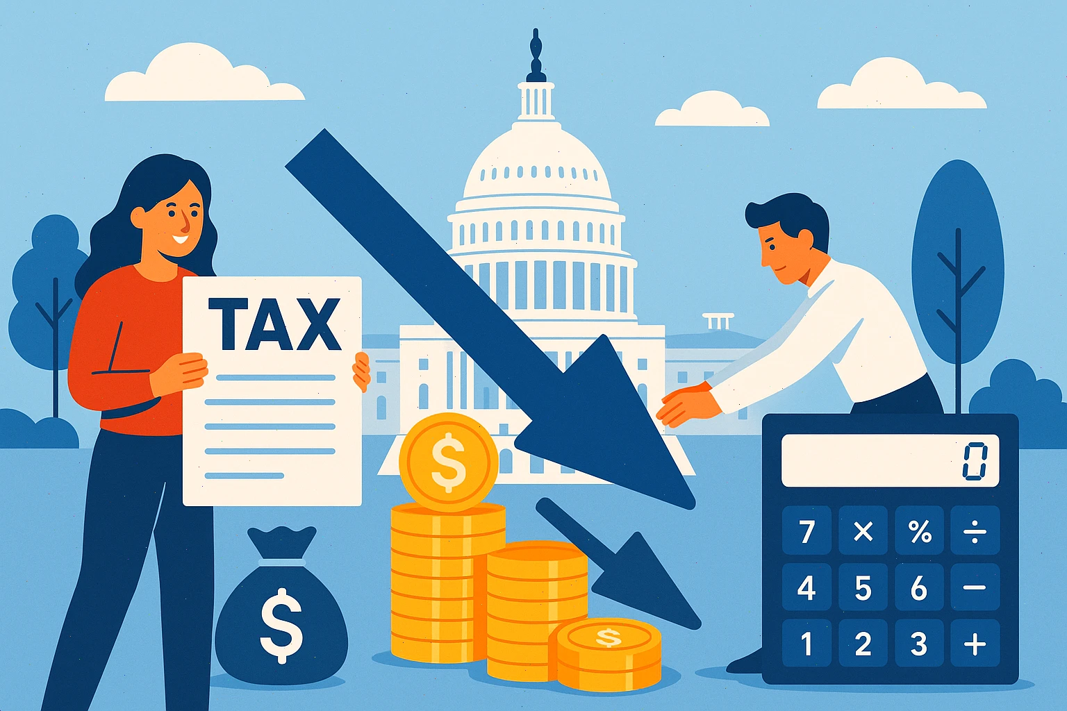 Reducing taxes