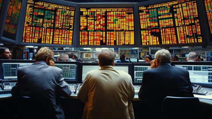 stock market display board